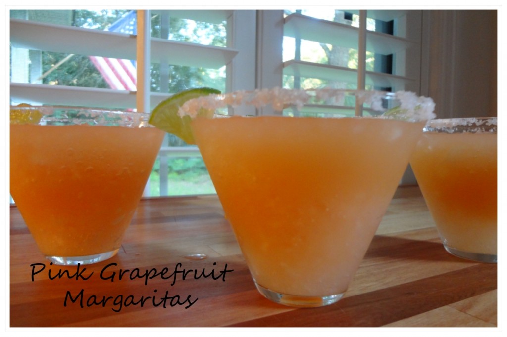 Pink Grapefruit Margaritas!