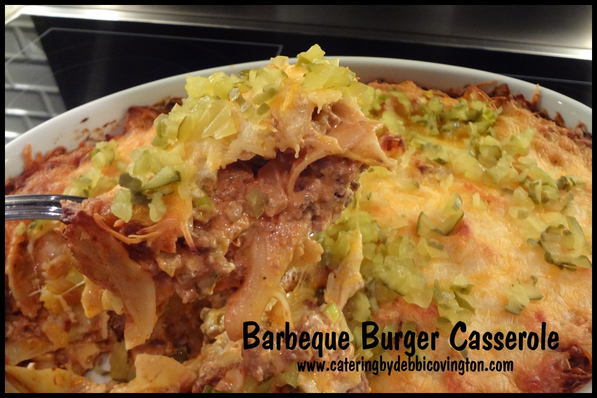 Catering by Debbi CovingtonBarbeque Burger Casserole - Catering by ...