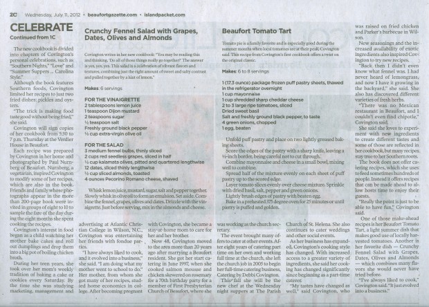 Beaufort Gazette - Lowcountry Life (Wednesday, July 11, 2012)